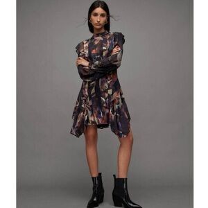 All Saints Fleur Abstract Dress